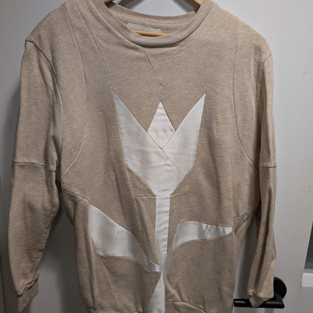 Stella McCartney Beige Top with White Accents